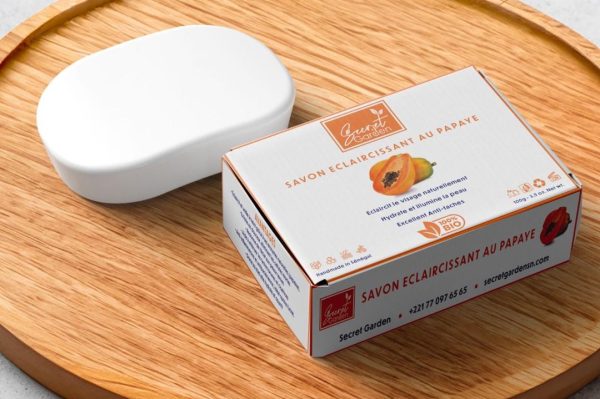 Savon éclaircissant et Gommant a base de Papaye